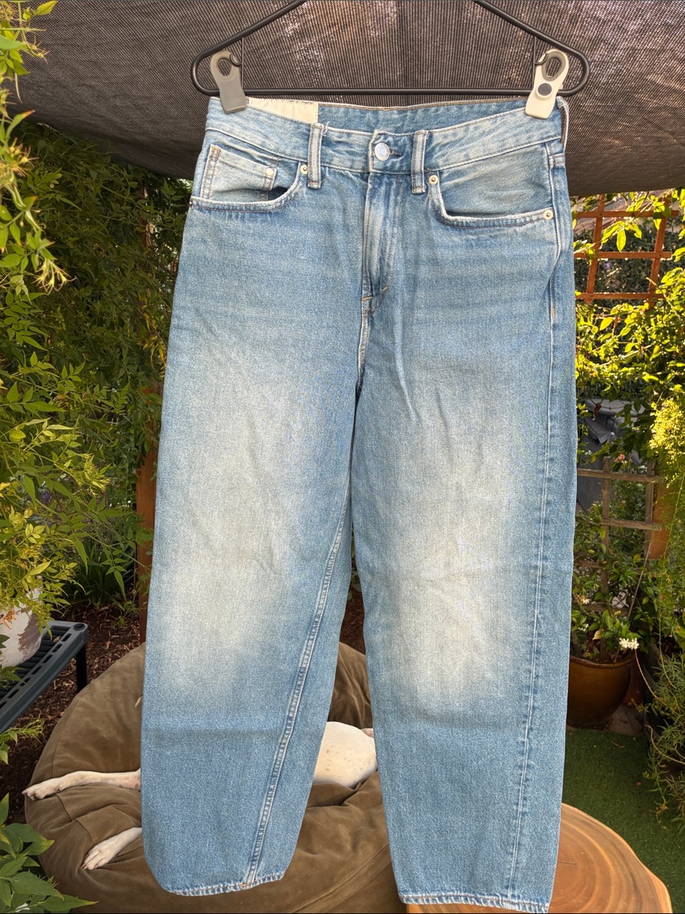 H&M Light Wash Loose Fit Jeans, 28X32